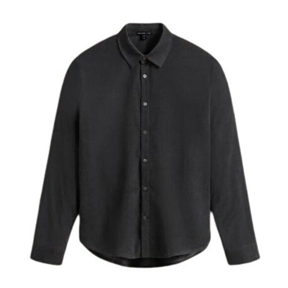 NWT James Perse Standard Fit Long Sleeve Button Up Shirt Gray Men's Size S/XS - Picture 1 of 10